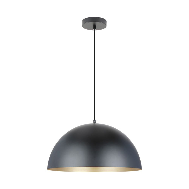 Pendant lamp Zumaline VELA 1 x E27 40W metal black