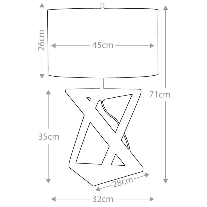 Tafellamp Elstead Lighting (AEGEUS-TL) Aegeus staal E27