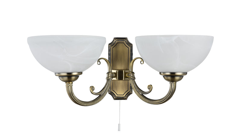 Maytoni Herbert 1L wall sconce lamp, bronze E27 H 17.8cm