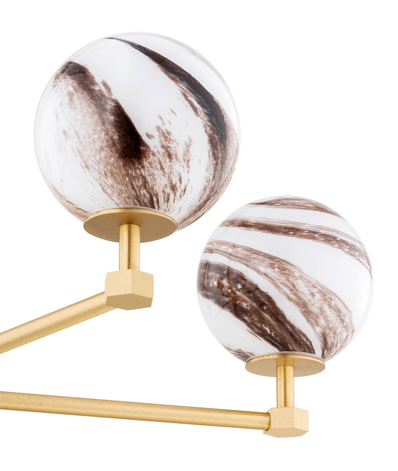 Argon Aruba 5L chandelier E14 H 74cm