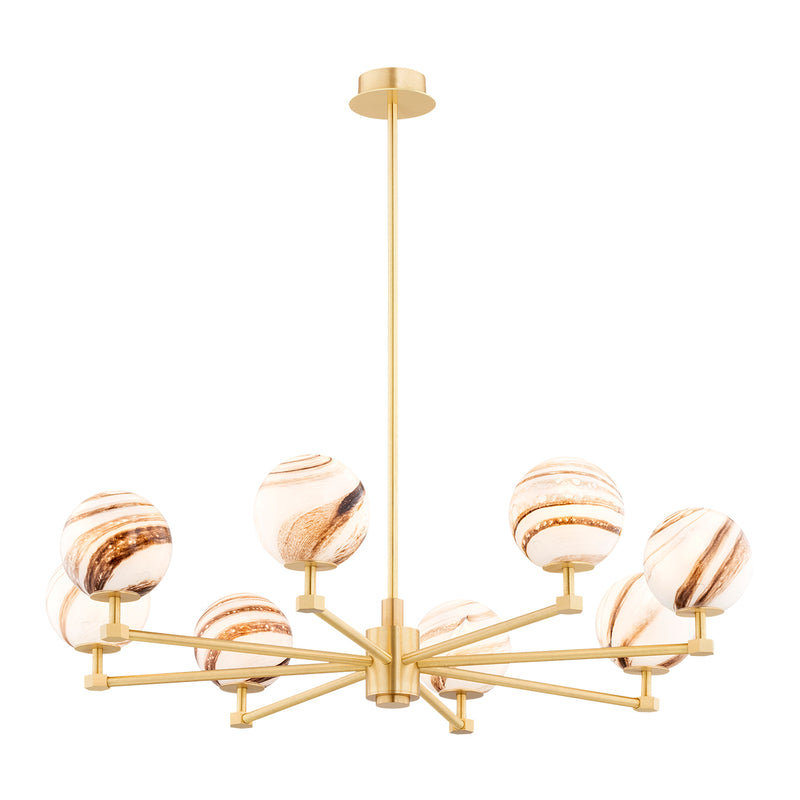 Argon Aruba 8L chandelier E14 H 74cm