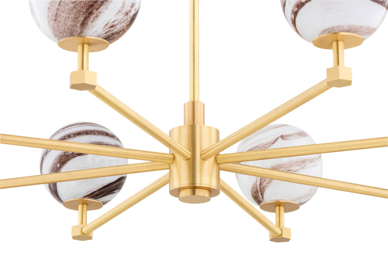 Argon Aruba 8L chandelier E14 H 74cm