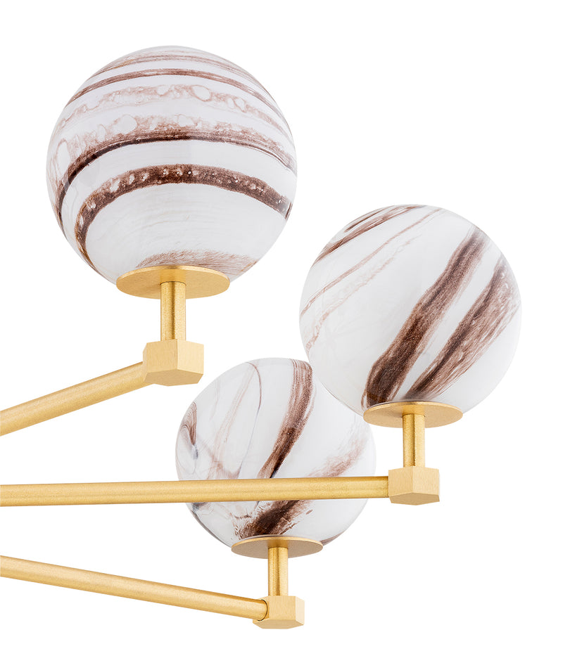 Argon Aruba 8L chandelier E14 H 74cm