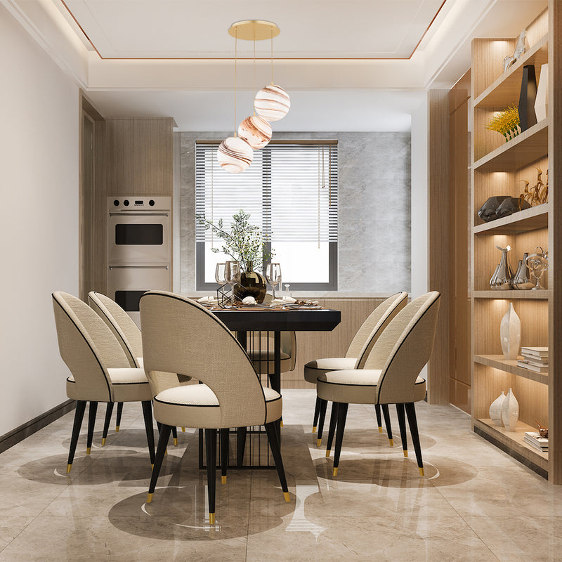 Argon Aruba 3L pendant lamp E27 H 152.5cm