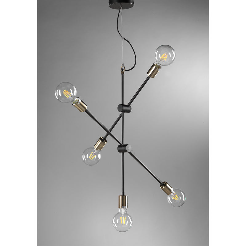 Onli Lighting Aste 5L pendant lamp E27 D 80cm