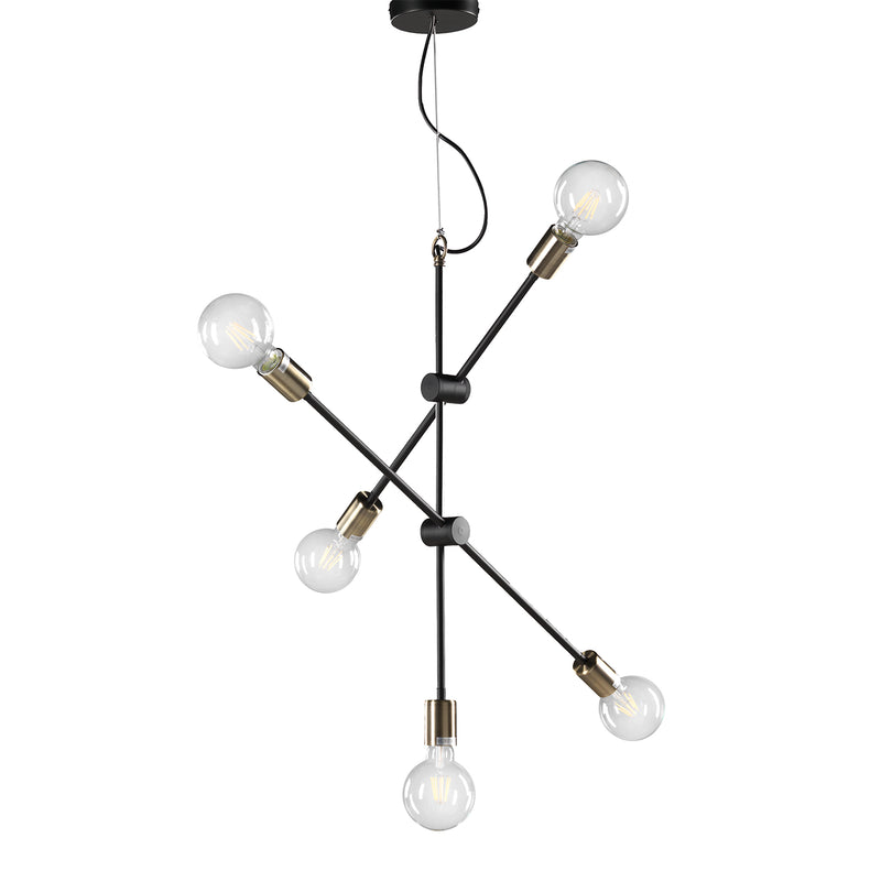 Onli Lighting Aste 5L pendant lamp E27 D 80cm