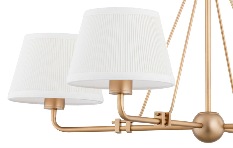 Argon Atrani 4L chandelier E27 H 67cm