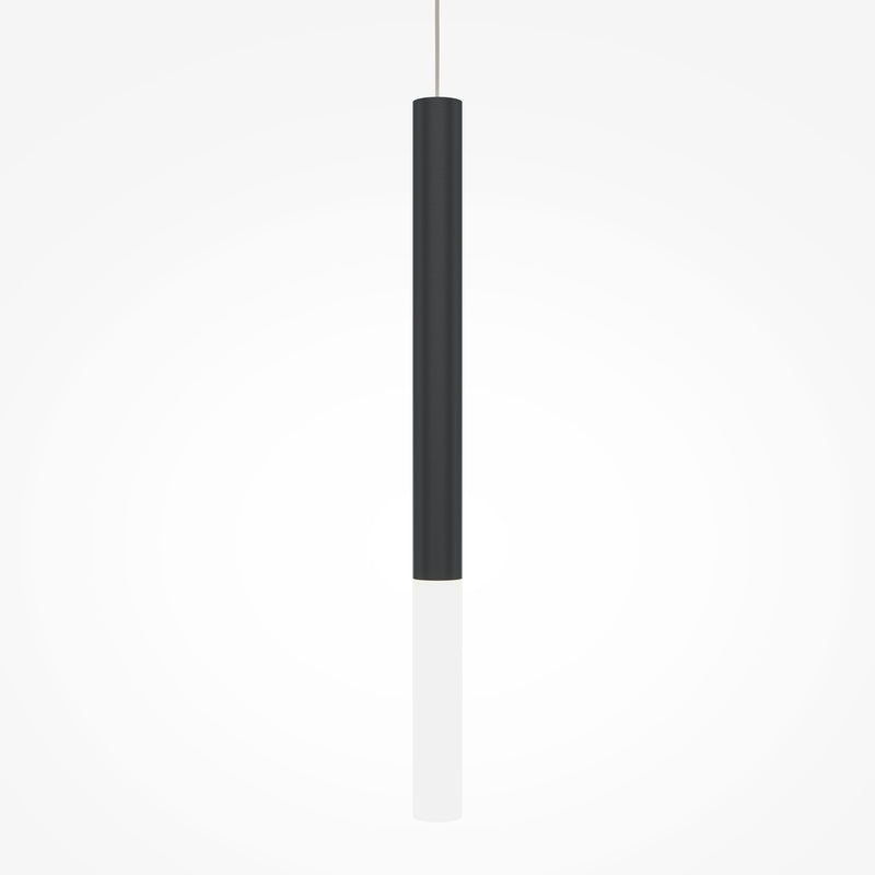 Maytoni Pro Shade 1L pendant lamp, black LED D 3cm