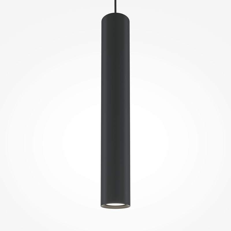 Maytoni Pro Focus 1L pendant lamp, black GU10 D 6cm