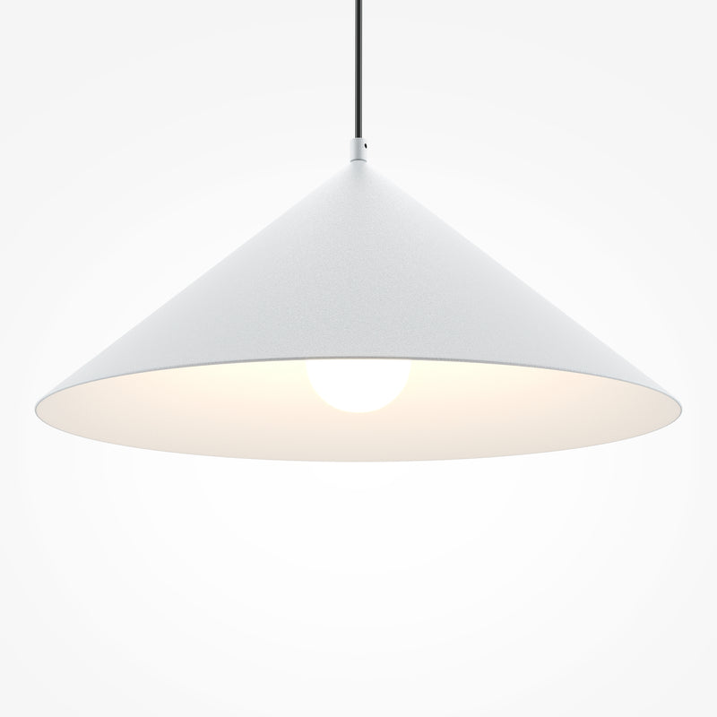 Maytoni Basic colors 1L pendant lamp, black E27 D 35cm