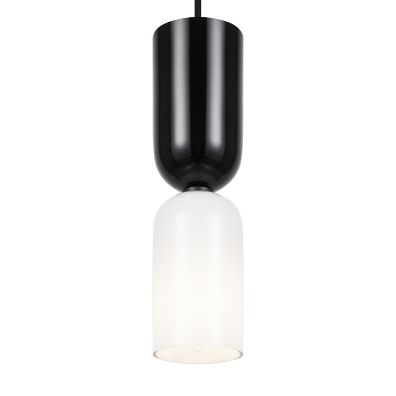 Maytoni Memory 1L hanglamp, zwart E14 D 8cm