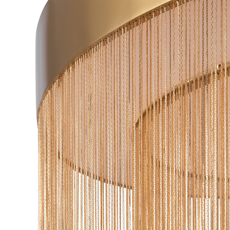 Maytoni Imaginary 1L flush mount ceiling lamp, gold LED D 55cm