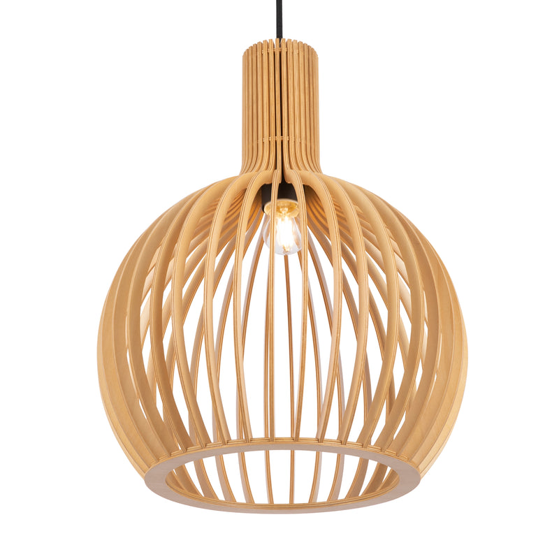 Maytoni Roots 1L pendant lamp, black E27 D 35cm