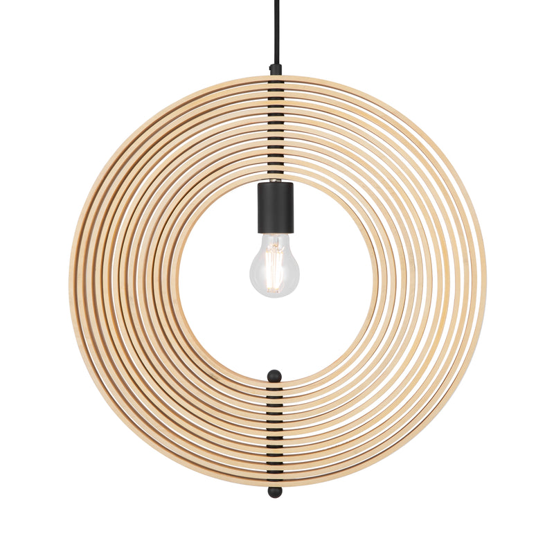 Maytoni Roots 1L suspension, noire E27 D 50cm