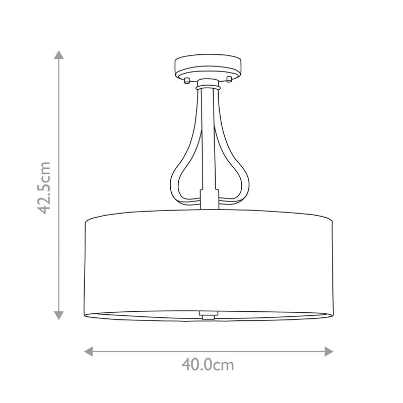 Plafonnier Elstead Lighting (BATH-FALMOUTH-SF-PC) Falmouth en acier doux G9 3 ampoules