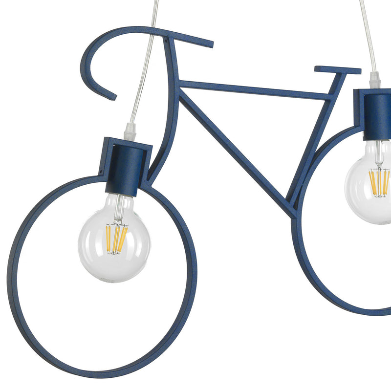 Onli Lighting Bike 2L riippuvalaisin E27 sininen K 125cm