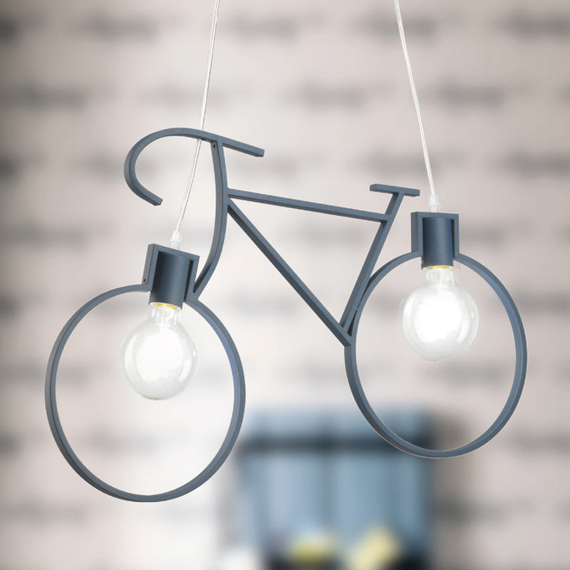 Onli Lighting Bike 2L pendant lamp E27 blue H 125cm