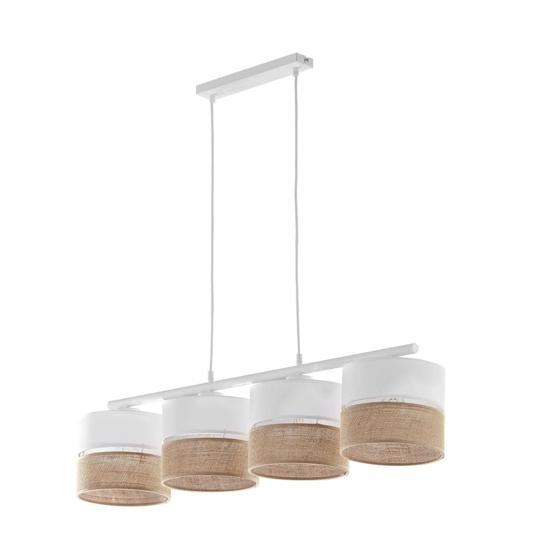 Mimax BLANCOLINO 4L linear suspension pendant lamp E27 W 94cm