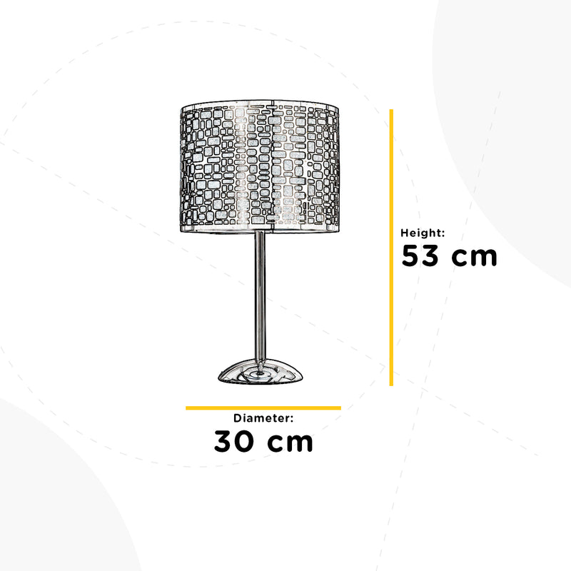 Onli Lighting Bruce 1L table lamp E27 H 53cm