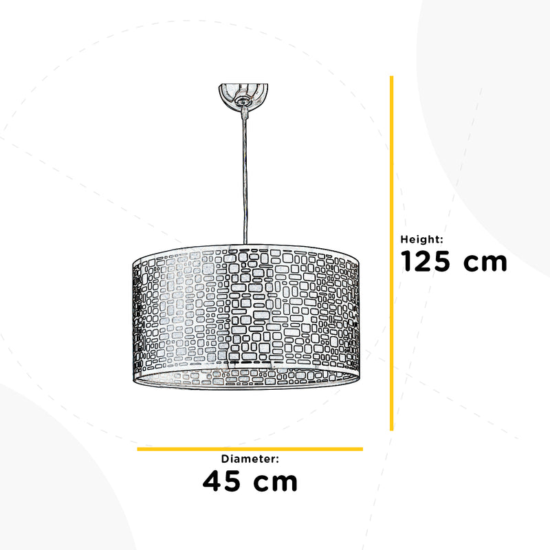 Onli Lighting Bruce 1L pendant lamp E27 D 45cm