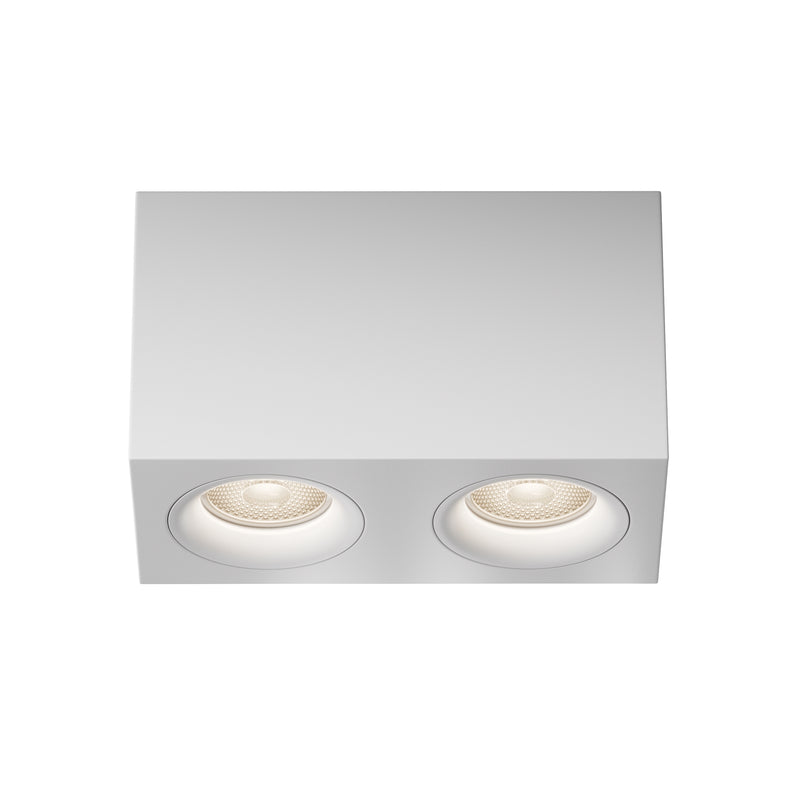 Maytoni Slim 2L ceiling spotlight, white GU10 H 11.5cm