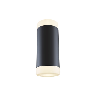 Maytoni KILT 1L accent wall lamp, black LED H 22.4cm