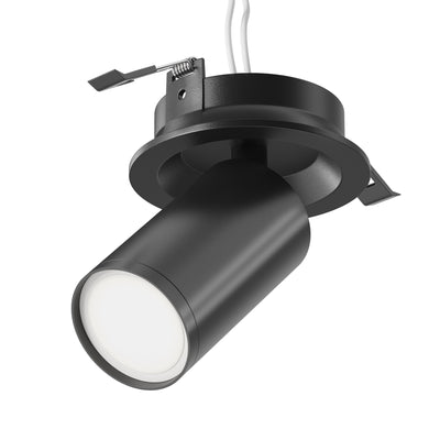 Maytoni FOCUS S 1L ceiling spotlight, black GU10 D 5.2cm