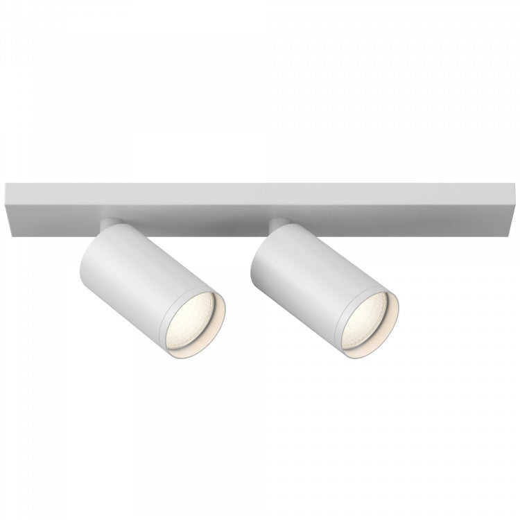 Maytoni FOCUS S 2L ceiling spotlight, white GU10 H 12cm