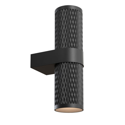 Maytoni Focus Design 2L accent wall lamp, black GU10 D 6cm