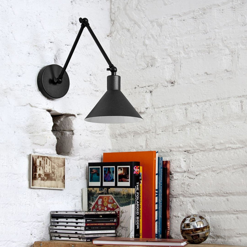 Luxcambra Capuchina 1L reading swing wall lamp E14