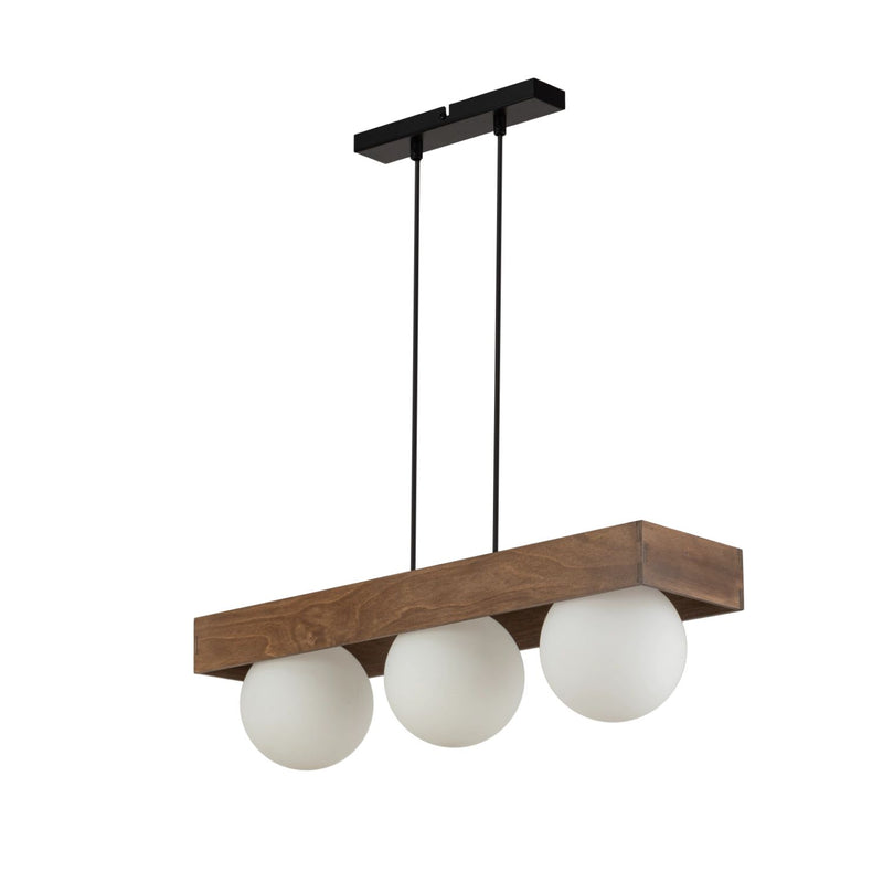 Mimax CONQUISTA 3L linear suspension pendant lamp G9 W 61cm