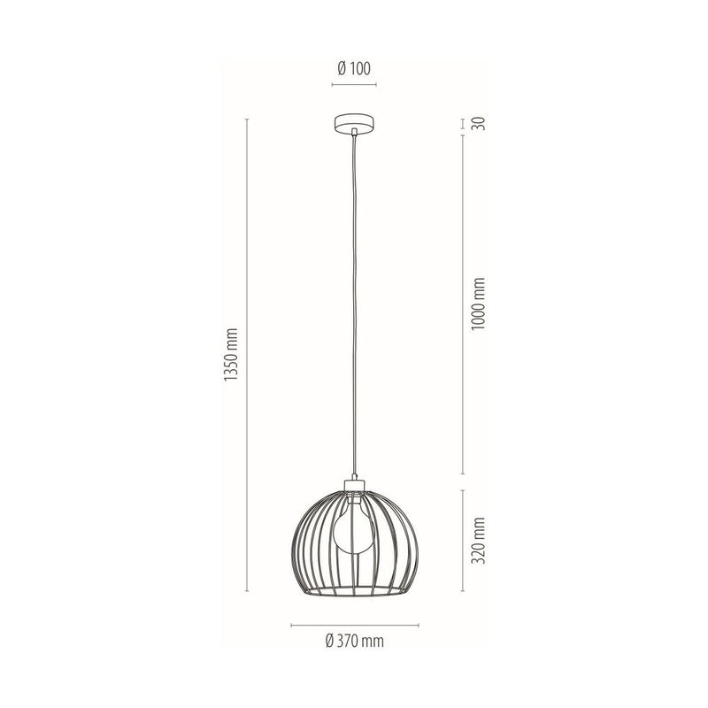 Britop Lighting Coop 1L lampe à suspension E27, D 37cm