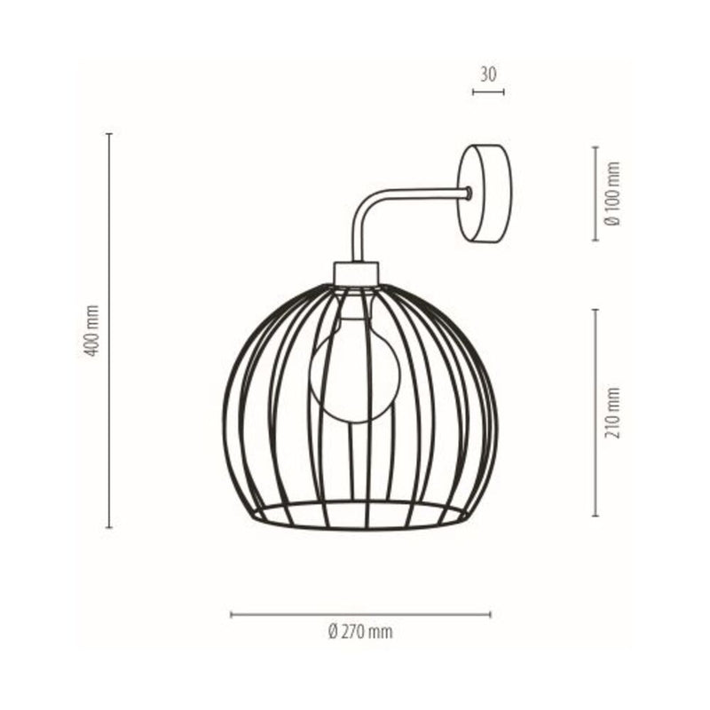 Coop Table Lamp 1xE27 Max.25W Black/Black PVC