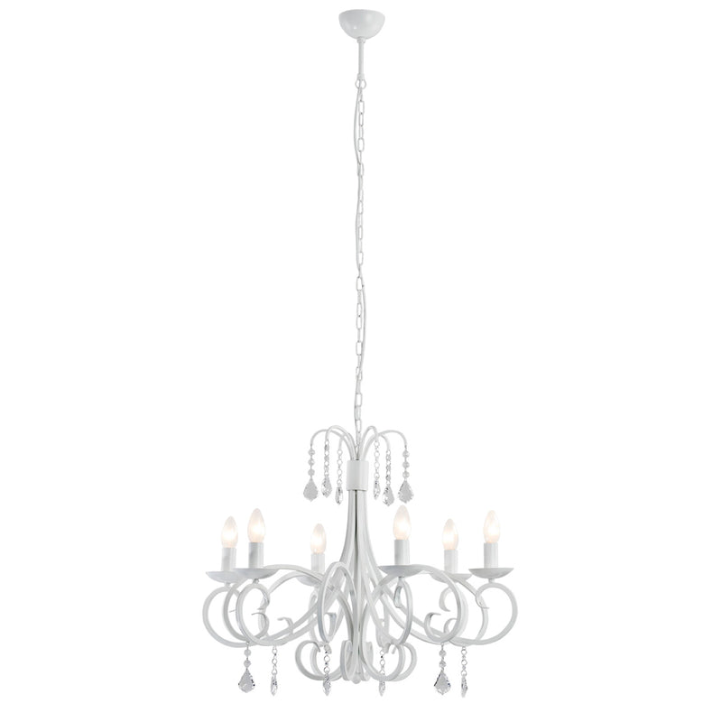 Argon Diadema 6L chandelier E14 H 160cm
