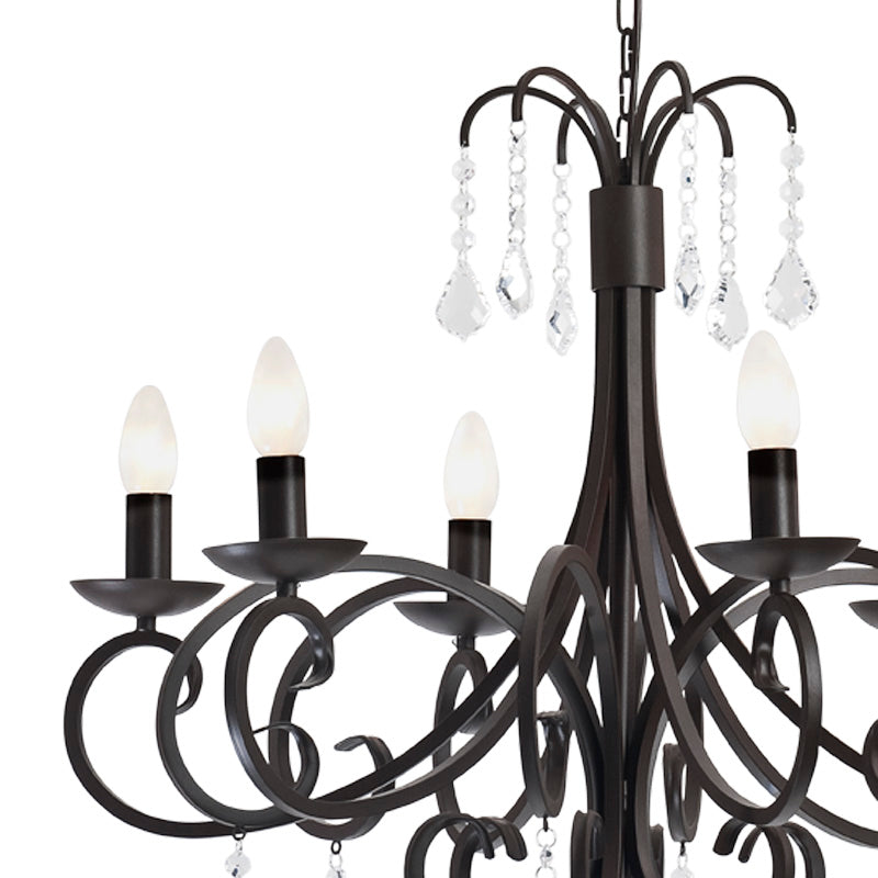 Argon Diadema 6L chandelier E14 H 160cm