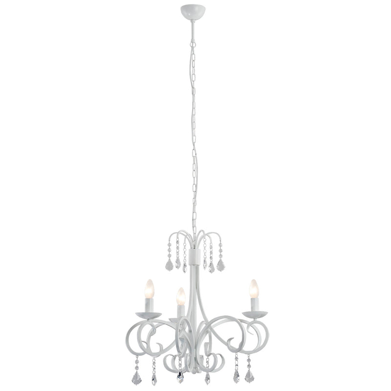 Argon Diadema 3L chandelier E14 H 154cm
