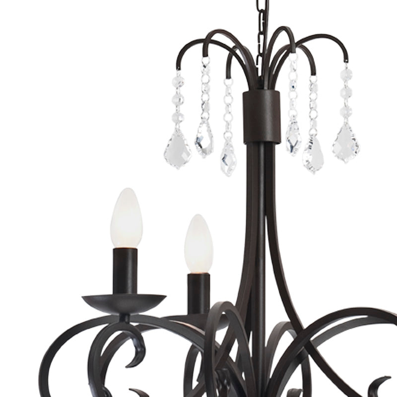 Argon Diadema 3L chandelier E14 H 154cm