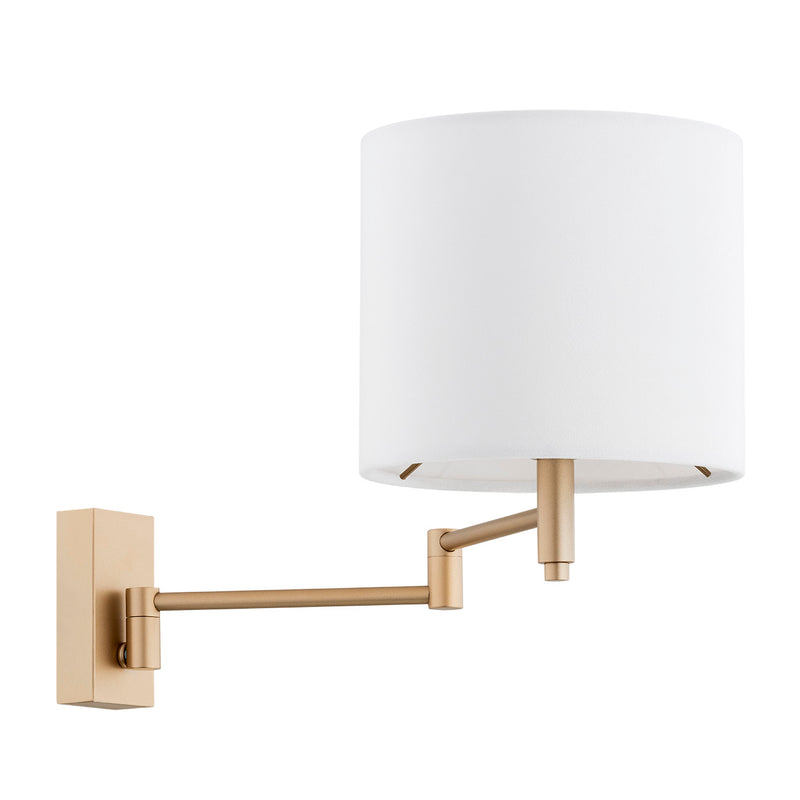 Argon Dolce 1L reading swing wall lamp E27 H 24cm