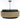 BPS Koncept Doblo 1L ceiling pendant lamp E27 beige/black