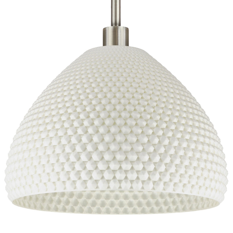 Pendant lamp Tagwerk Diamant white E27