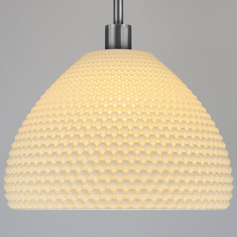 Pendant lamp Tagwerk Diamant white E27