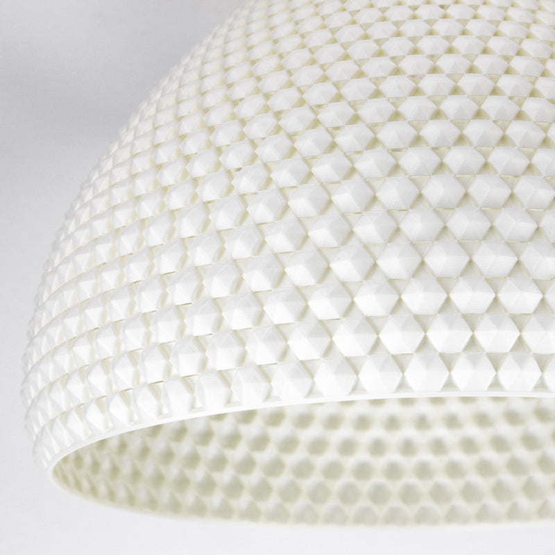 Pendant lamp Tagwerk Diamant white E27