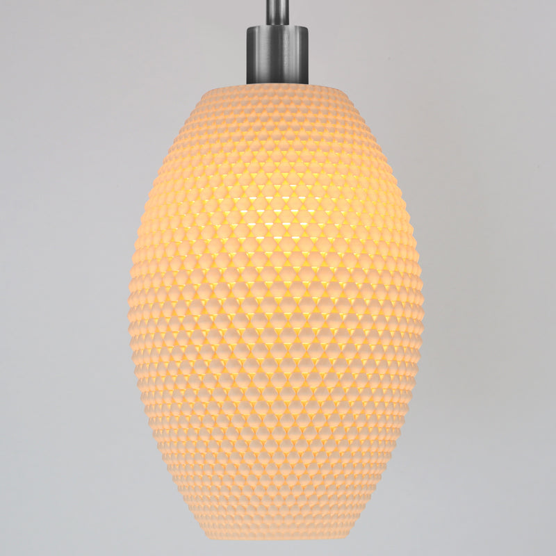 Pendant lamp Tagwerk Diamant beige E27