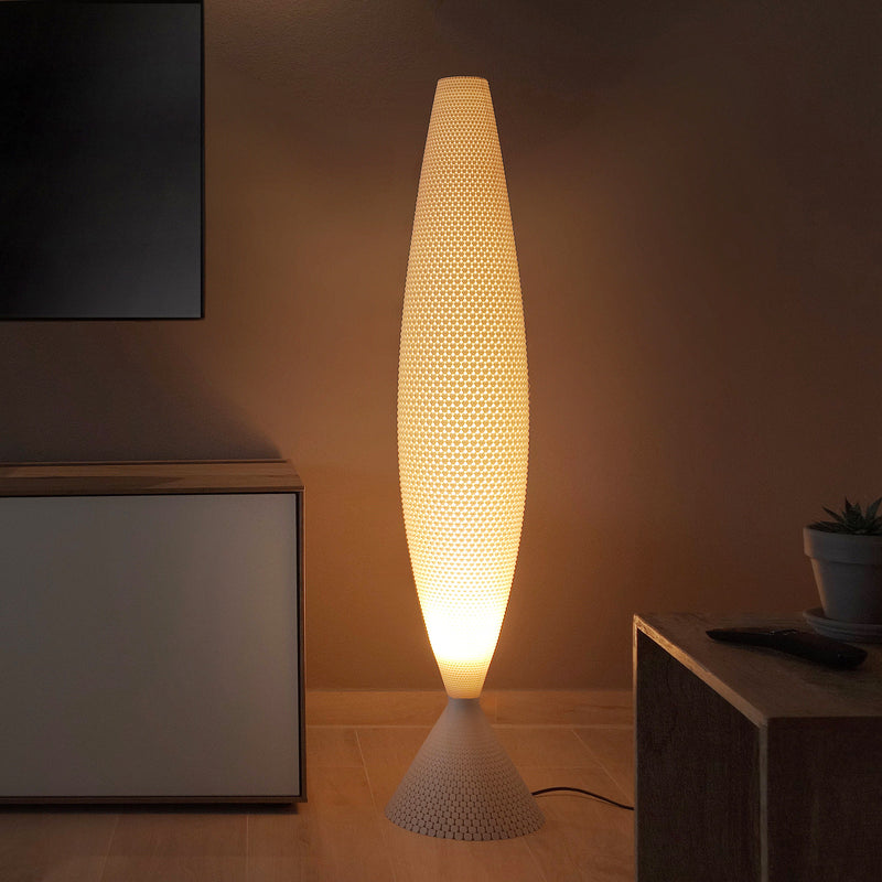 Vloerlamp Tagwerk Diamant beige E27