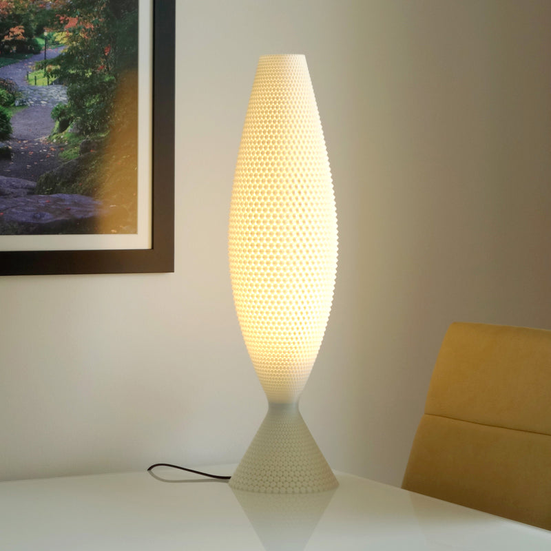 Table lamp Tagwerk Diamant white E27