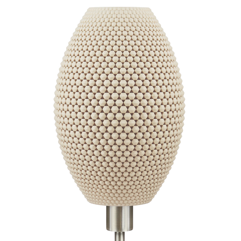 Floor lamp Tagwerk Diamant beige E27