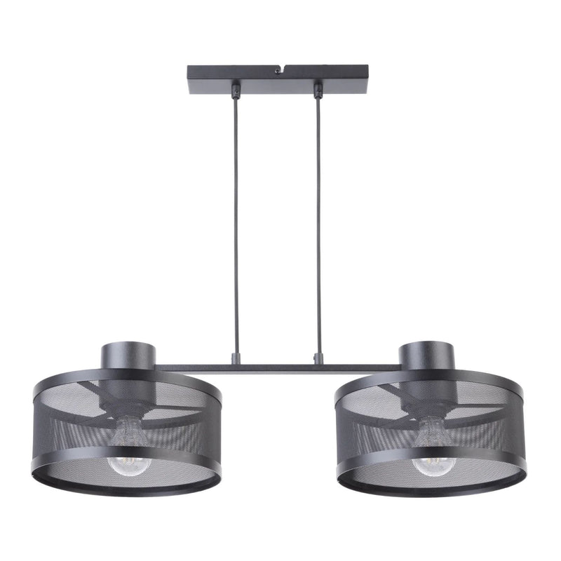 Mimax EDGE 2L linear suspension pendant lamp E27, W 67cm