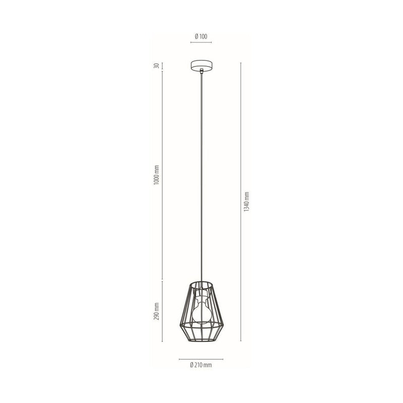 Britop Lighting Endorfina 1L pendant lamp E27, D 21cm