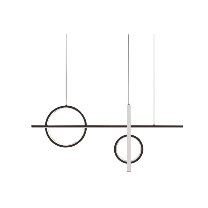 Mimax EXPONENTIA 1L linear suspension pendant lamp LED, W 100cm