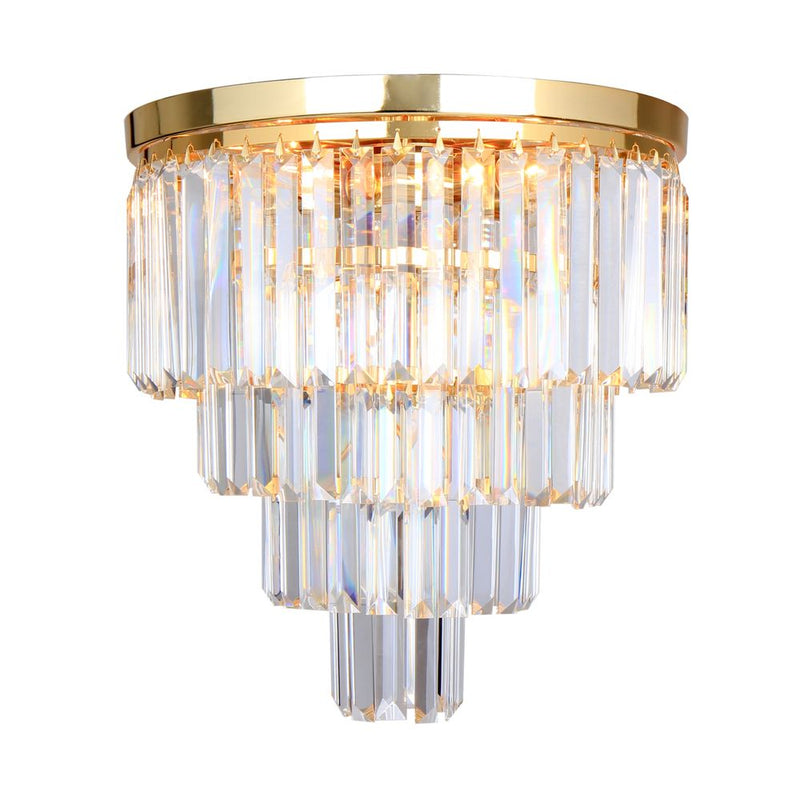 Flush mount Zumaline AMEDEO 5 x E14 40W metal gold